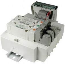 SMC solenoid valve 4 & 5 Port SS5Y5-45S3, 5000 Series, Stacking Manifold, DIN Rail Mount, Omron G71 Serial Unit
